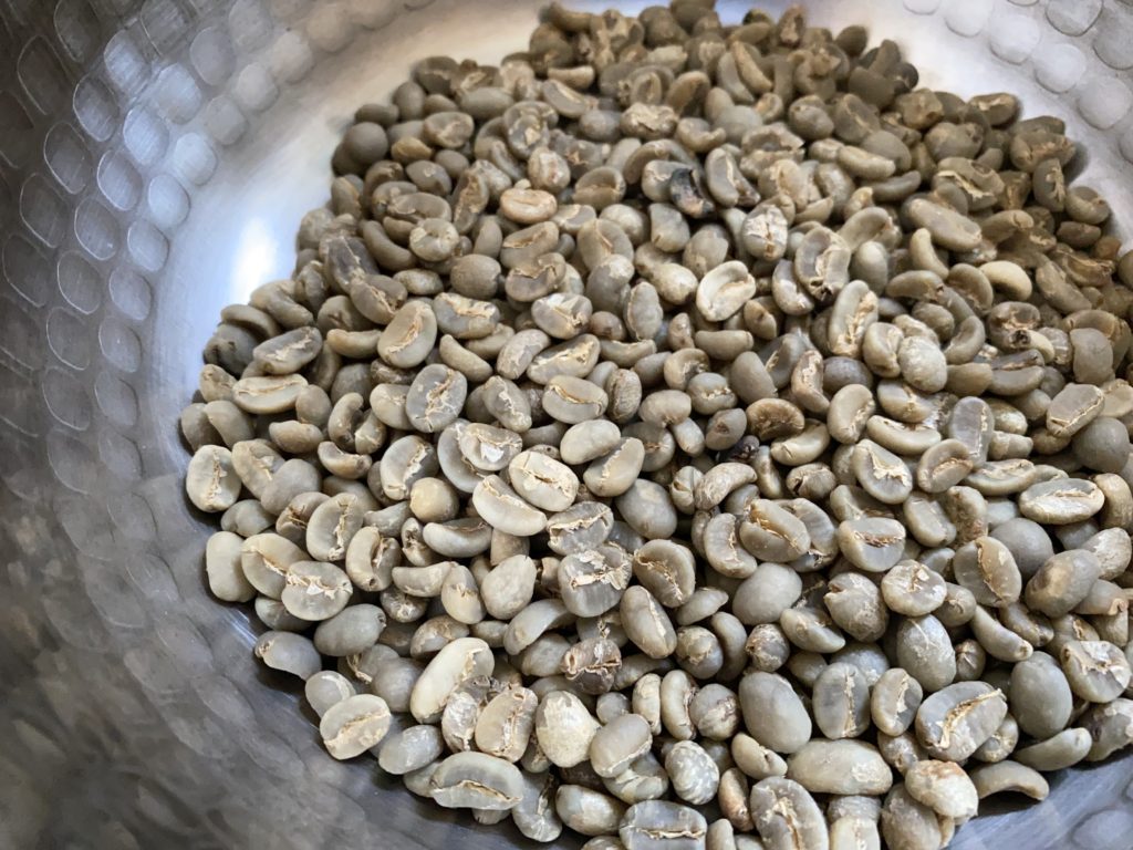 コーヒー豆（生豆の状態）